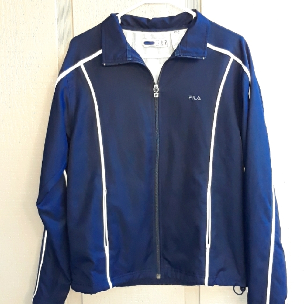 Fila Blue Jacket Sz. Medium Zip Up